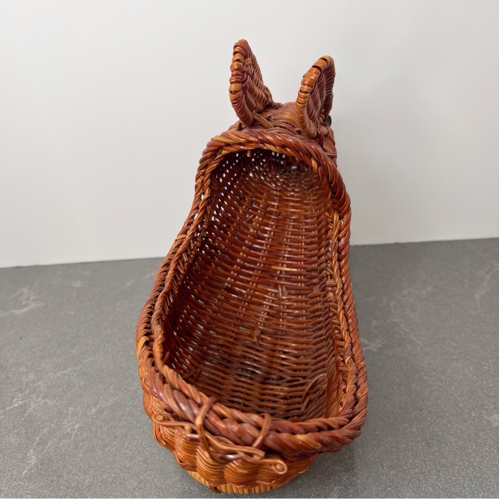 Vintage Avon rabbit bunny menagerie wicket basket - Picture 4 of 7